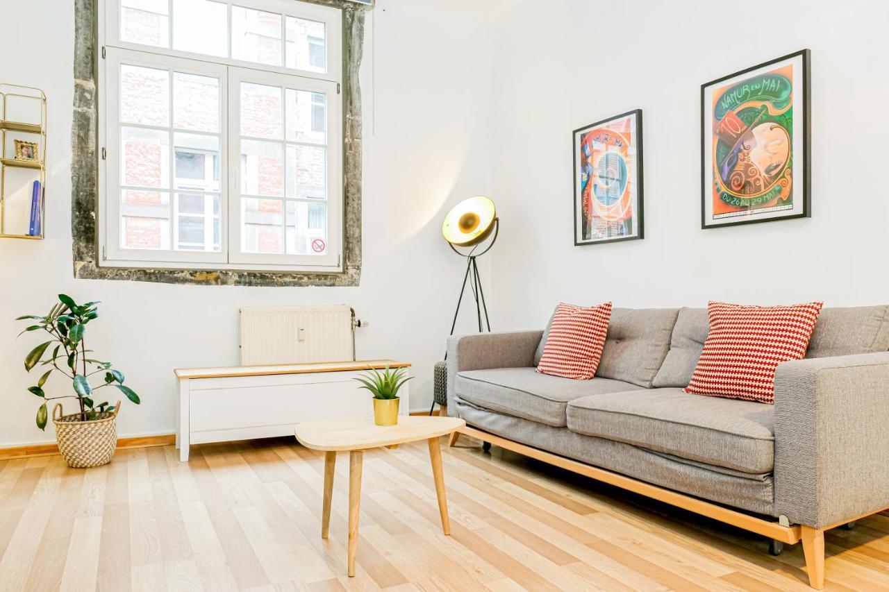 Les Cerisiers - Duplex De Standing Au Centre De Namur Eksteriør billede